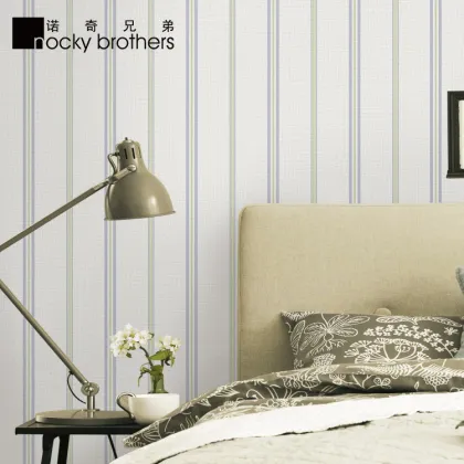 Vertical Stripe Wallpaper for Living Room, Bedroom, and Study