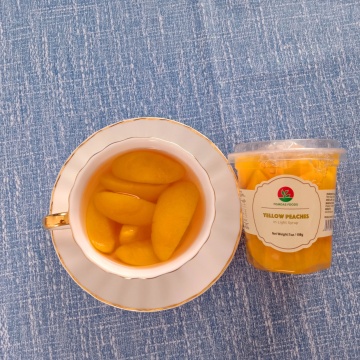 7oz Retail OEM Yellow Peach in Light Syrup