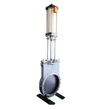 Pneumatic Gate Valve for Pulp Metal Seated WCB Material Knife Gate Valve PZ673TC