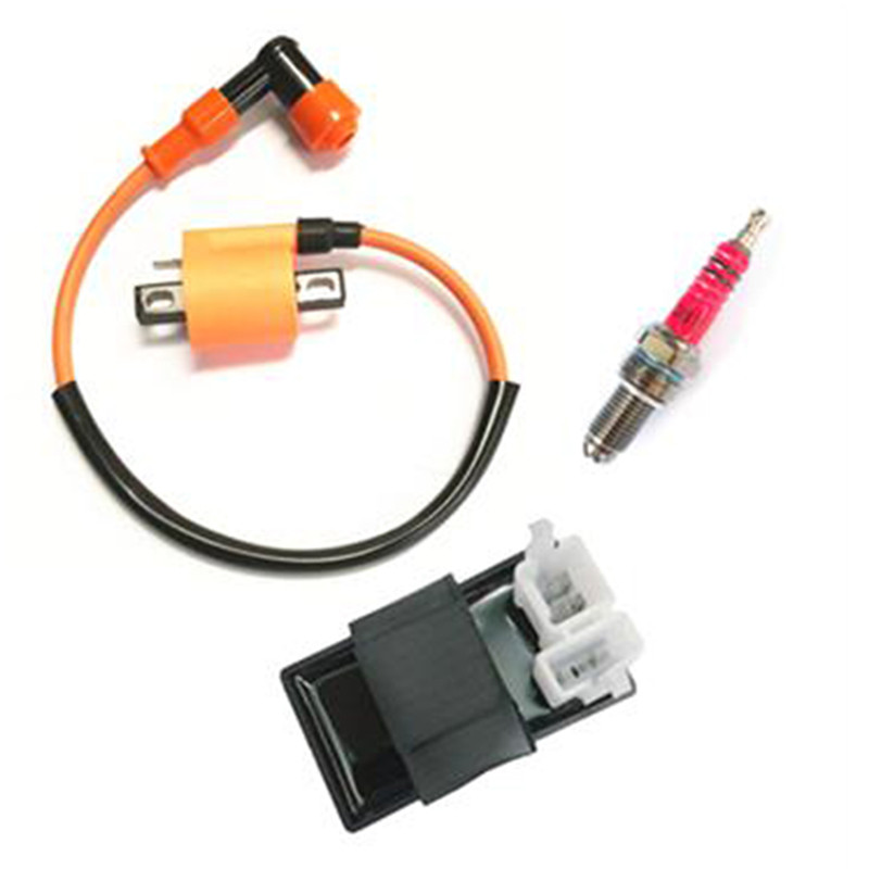 Ignition Coil 6 Pin Ac Cdi 3 electrode d8tc D8tjc Spark Plug For Cg Ignition Coil 6 Pin Ac Cdi 3 electrode d8tc D8tjc Spark Plug For Cg