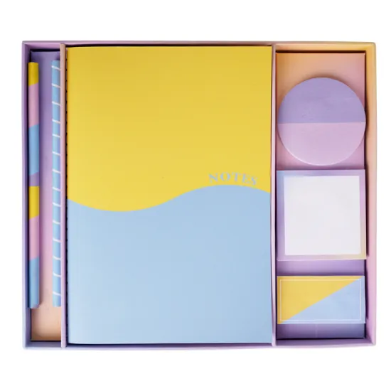 Back to School Gift Sets: Adorable Kids' Girls Notebook Sticky Notes & Office Stationery