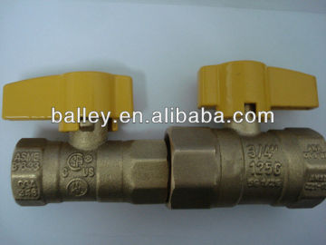 CSA Brass Gas Ball valve