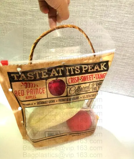 breathable opp cellophane plastic fresh vegetables packaging bag, vegetable fresh keeping freezer bag, reusable zipper sandwich