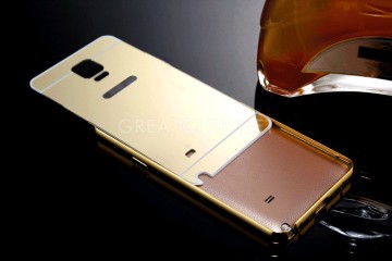 new products aluminum pc mirror cell phone case for samsung note 4