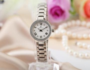 Stainless steel Gold PVD women's watches