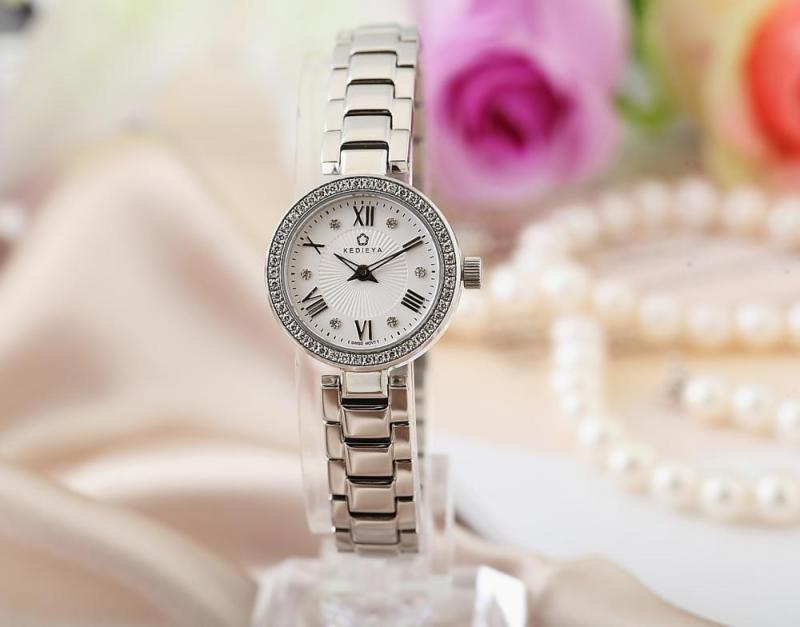 Stainless steel Gold PVD women's watches