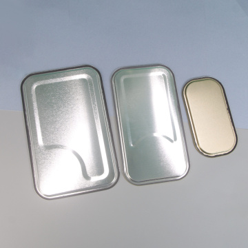 4L F-Style Square Tin Can Metal Ring Bottom