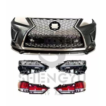 Auto zamienne części dla Lexus RX 2016-2019 Uaktualnia się do 2020-2022 F-Sport: Kratka i lampy zderzak