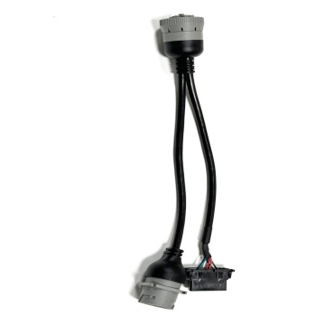 CAT 9P Male to CAT 9P Female Hyundai OBDII 16Pin Female Y Splitter Diagnostic Cable Length 330mm