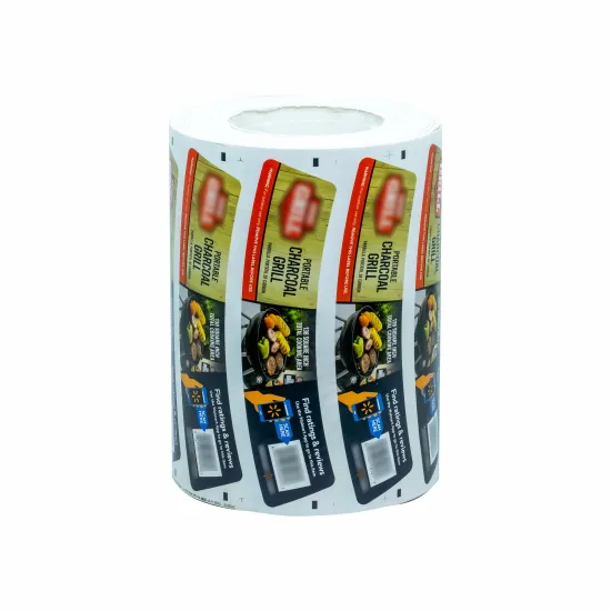 Custom Logo Label Self Adhesive Thermal Sticker Rolls
