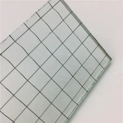6mm Safety Fireproof Clear Wired Glass for Doors