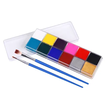 Non-Toxic Face and Body Paints: A Hypoallergenic Palette for Kids with Water-Activated Stencils