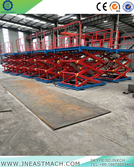 12t Freight Yard Pit Fixed Scissor Lift Table