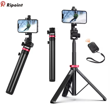 Tripod de téléphone professionnel représente des selfies et du streaming en direct