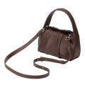 Nostalgic Genuine Leather Crossbody with Cowhide Wrinkles