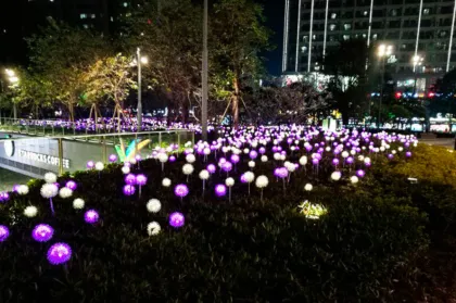 Resin park scenic area cartoon animation lamp