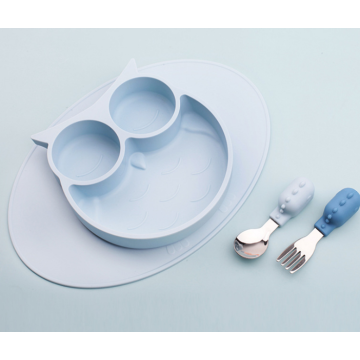 Piastra placemat in silicone BPA Gufo libero