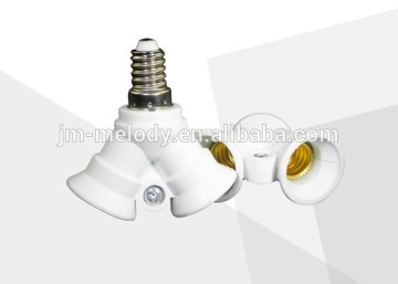 B22 E14 E26 E27 E40 to 2 E14 E26 E27 GU10 Splitter Adapter Separator lamp holder adaptor converter