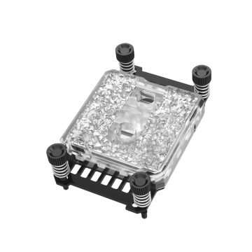AMD AM4 LRC 2.0 5V 3P A-RGB ICE 시리즈 아크릴 전자기에 대한 배 로우 CPU 블록