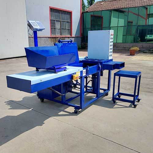 20lb Wiping Cloth Packing Machine Wiper Rags press machine Supplier