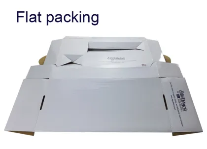 Single Corrugated Paper Grey Paper Mailing Paper Box