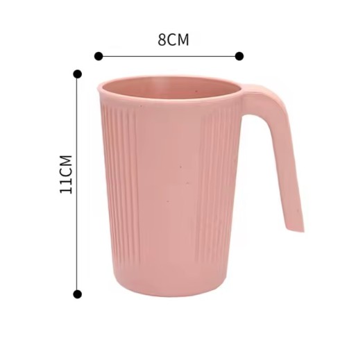 Plastic Customized Logo Mugs Plastic Mug Modern