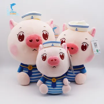 ICTI factory plush ball shape stuffed animal soft pig toy