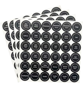 Custom Waterproof Adhesive Stickers and Labels for Logo Design and Packaging