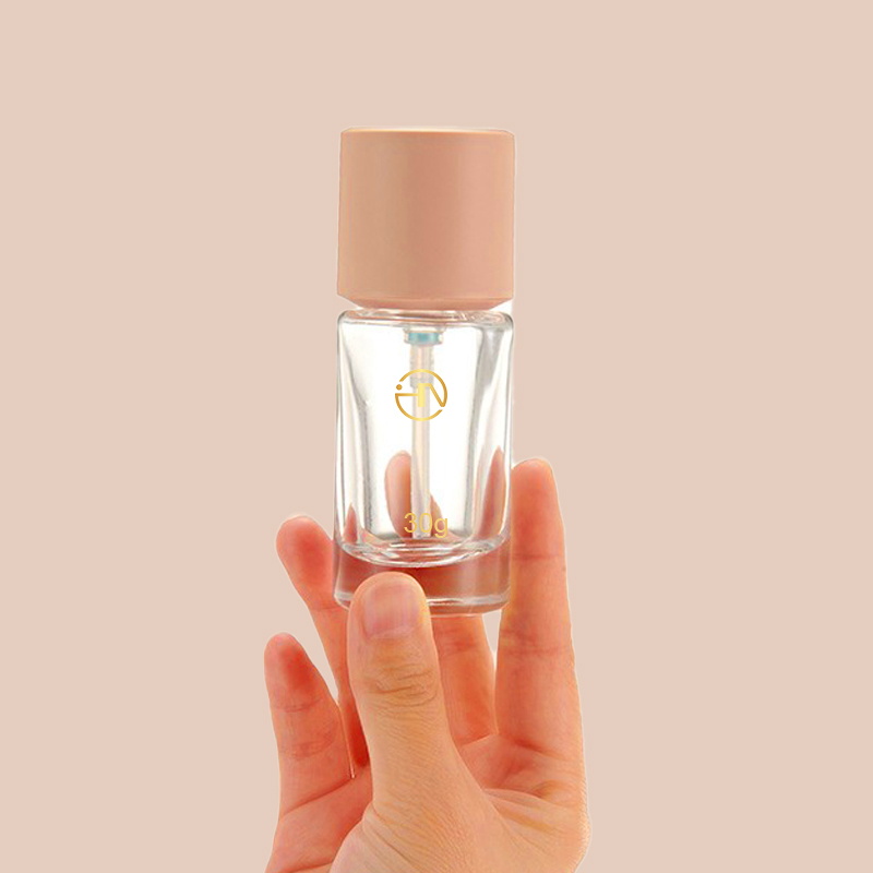 Glass Pump Bottle for oil
