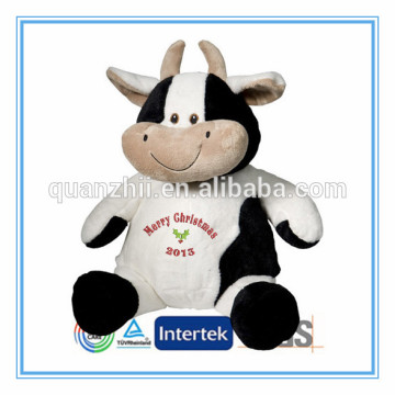 Stuffed plush toy cow for festival gift