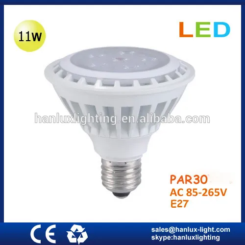 11W LED par30 bulbs CE ROHS