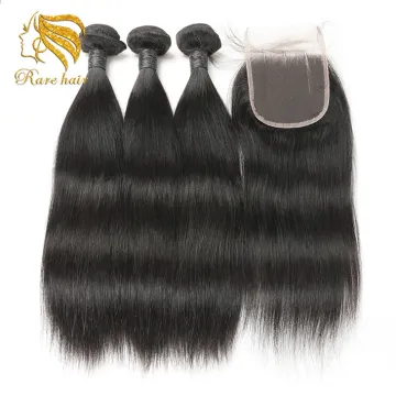 Elegant Indian Virgin Human Hair Wholesale Indian Hair Weave Distributors, Virgin Indian Hair Bundles With Top Lace Closures