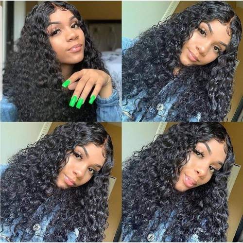 4x4 13x4 13x6 100% brazilian hd lace front human hair wigs, 180% density pre plucked lace closure frontal wigs for black women