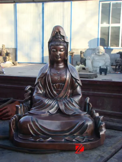 female bronze mermaid statue for home decor