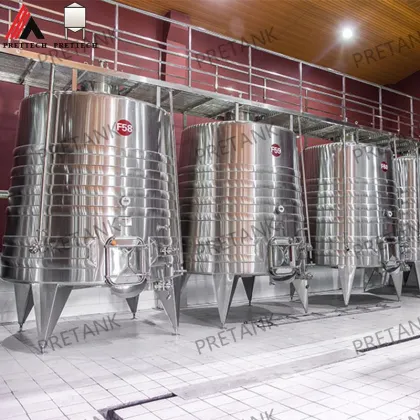 Stainless Steel Conical Fermenter for Red Wine - Winery Equipment