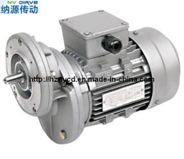 Combined Motor Gear Reduction Gearbox of Pre-Stage Helical Gear & Nmrv Motor Reducer
