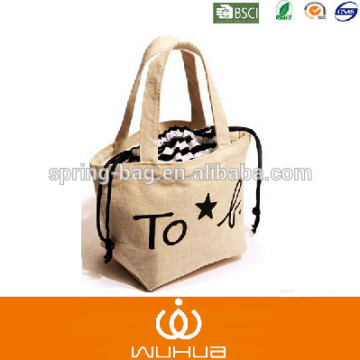 fashional and trendy customized logo canvas bag with free pattern