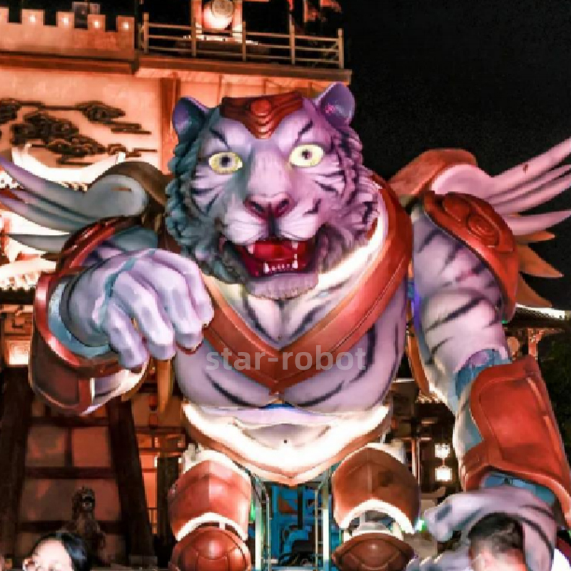 animatronic Mecha Tiger for Traveling Exhibitions
