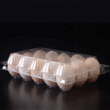 Embalaje de huevos de hoja de blíster de PVC transparente