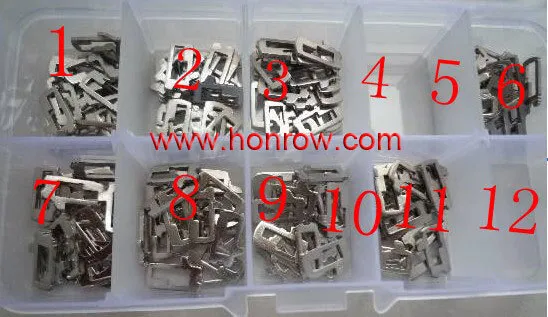 lock parts Valve it contains 1,2,3,4,5,6,7,8,9,10,11,12 Each part has 20pcs for Peugeot