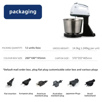 Semi-Automatic Electric Egg Beater Mixer