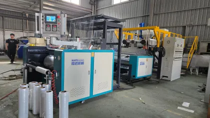 Single layer stretch film machine