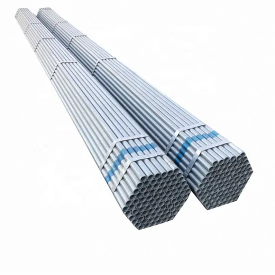 Hot Dipped 50mm Spiral Galvanized Steel Zinc Coated ERW Tubes for Industries