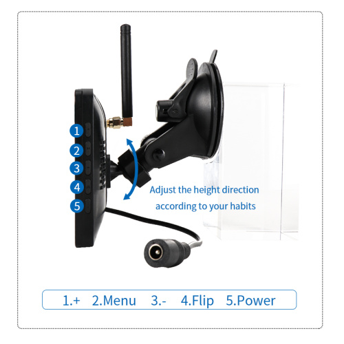 Wireless Monitoring Camera 5 inch Rear View Backup Reversing Camera