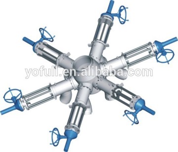 Jacket 7-Way Valve,Melt Valve.Stainless Steel Valve,Chemical Fiber Filtration Valve