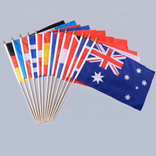 Wholesale Advertising Stick Banner Hand Held Flag