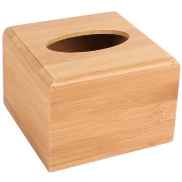 Natural Bamboo Tissue Box