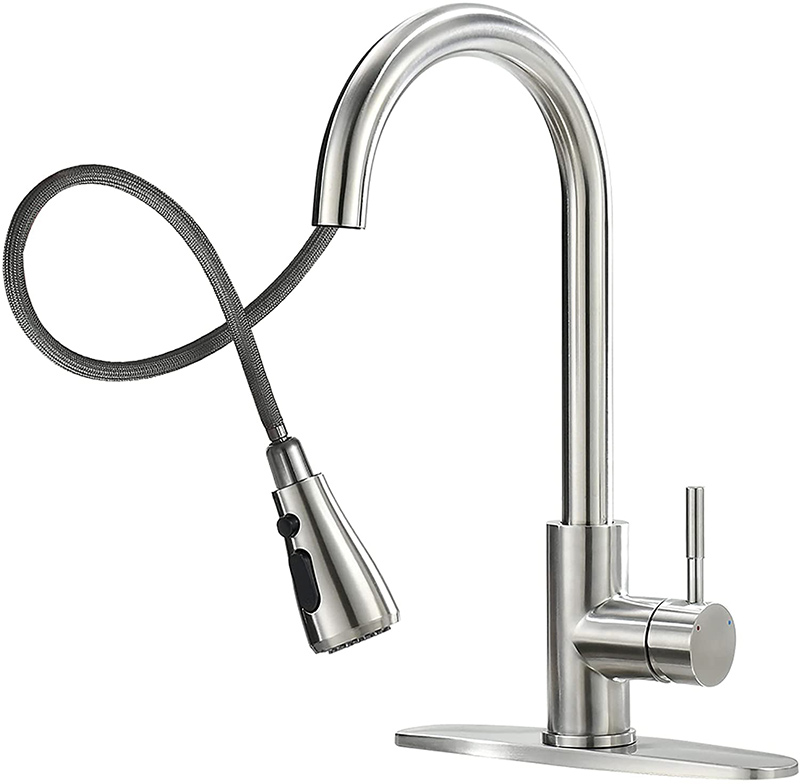 Best Kitchen Sink Faucets Brushed Steel Brass Taps