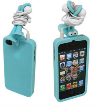 Anti-static Silicone Rubber Durable Apple Iphone Protective Case Sucker For Cell Phones