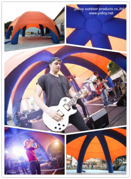 Advertising Inflatable Spider Dome Tent for Concert or Party 10m Diameter